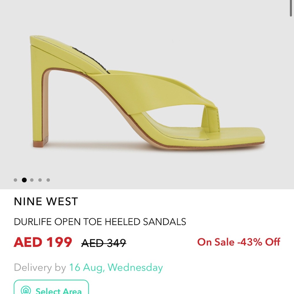 DURLIFE OPEN TOE HEELED SANDALS